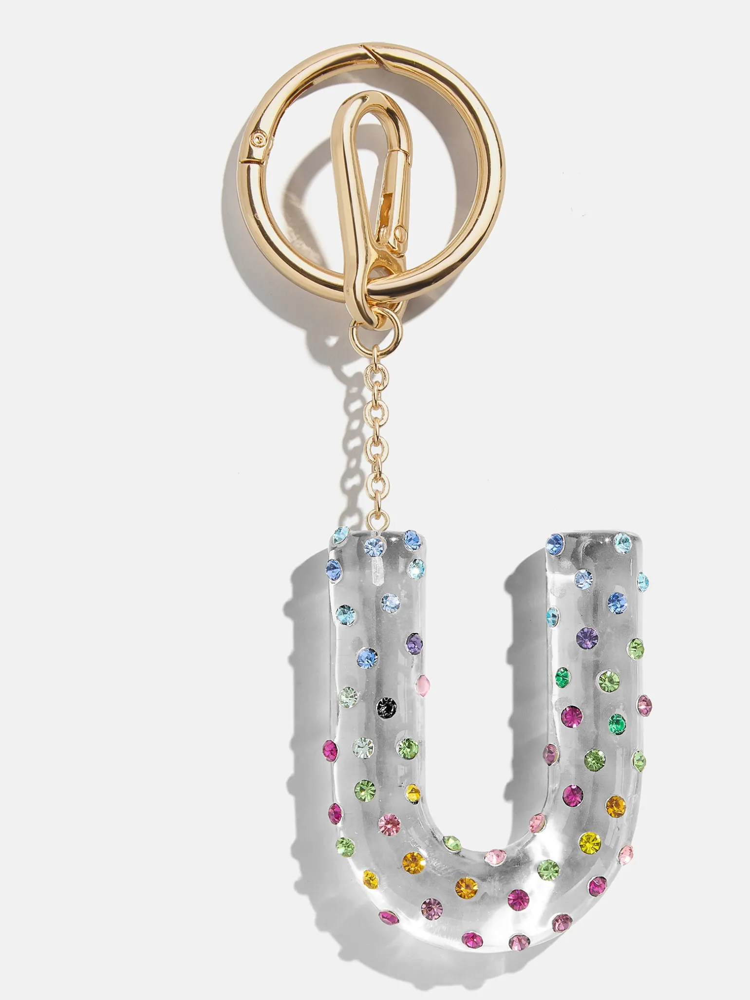 Confetti Initial Bag Charm - Multi