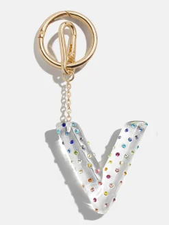 Confetti Initial Bag Charm - Multi