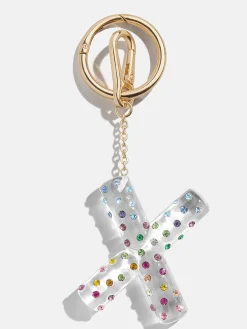 Confetti Initial Bag Charm - Multi
