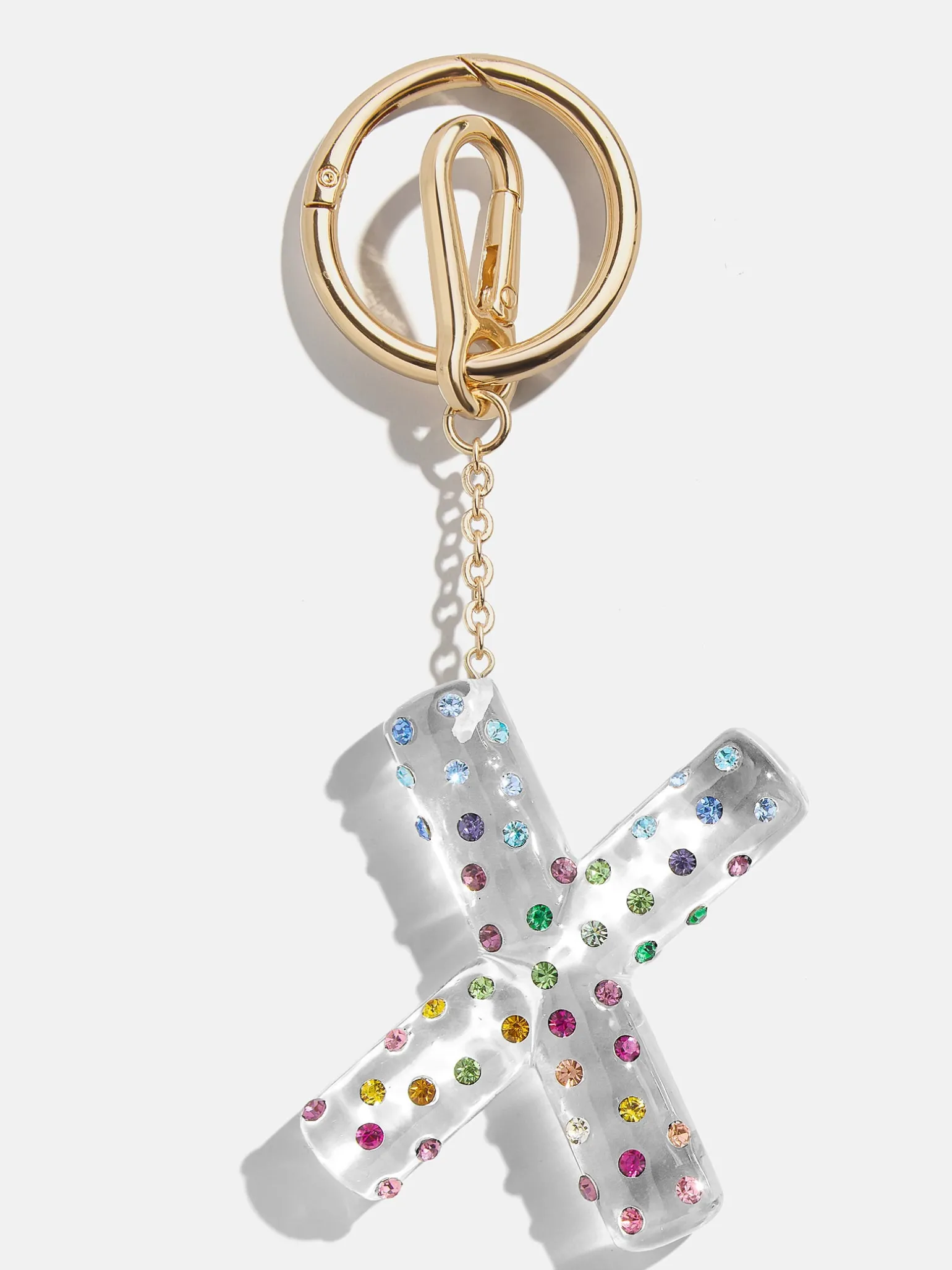 Confetti Initial Bag Charm - Multi