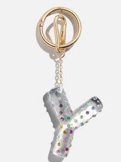 Confetti Initial Bag Charm - Multi