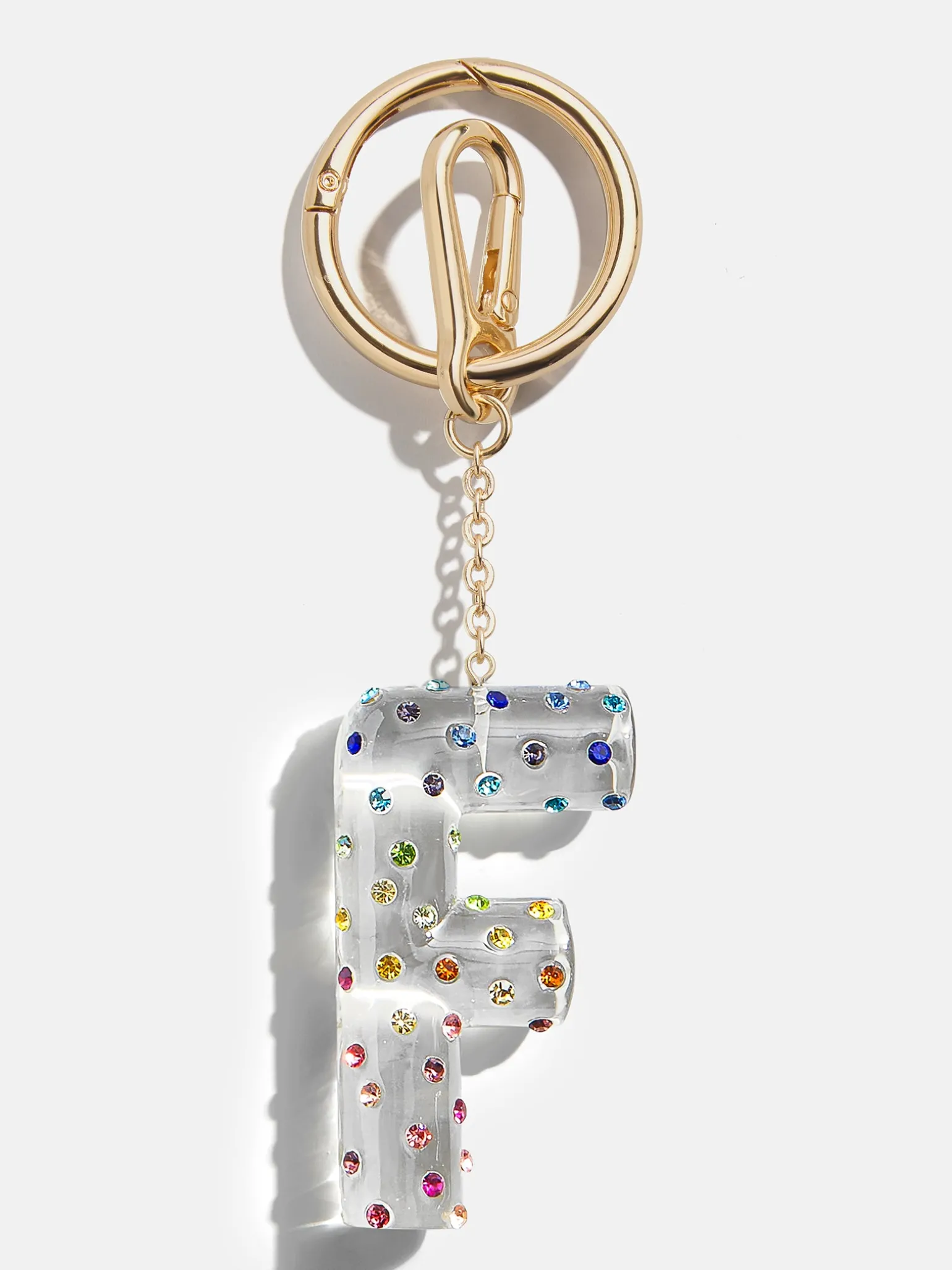 Confetti Initial Bag Charm - Multi