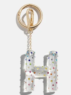 Confetti Initial Bag Charm - Multi