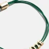 Custom Cord Bracelet - Dark Green