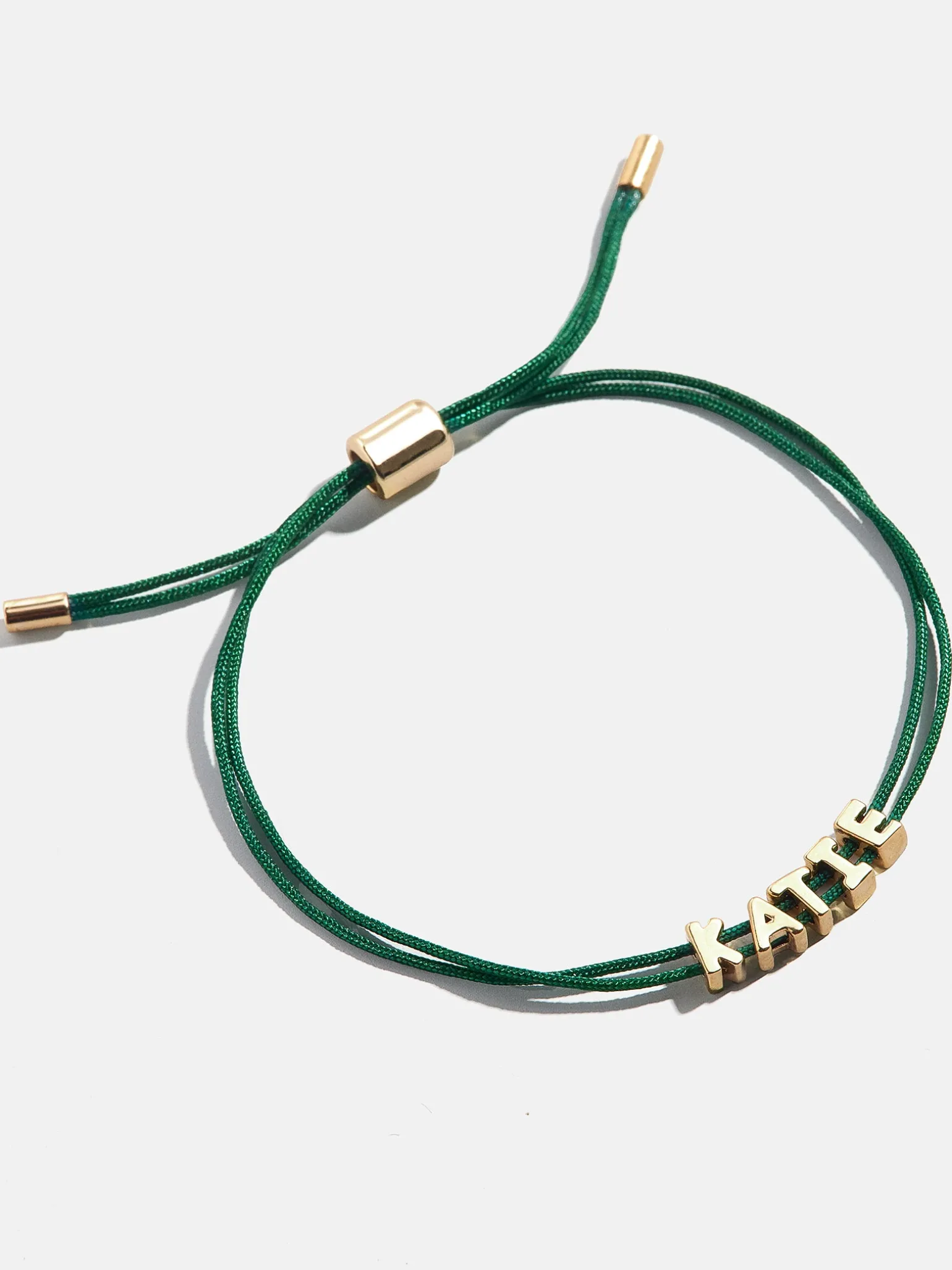 Custom Cord Bracelet - Dark Green