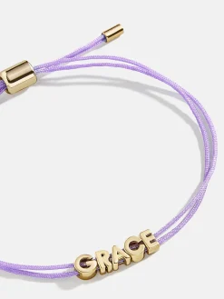 Custom Cord Bracelet - Lavender