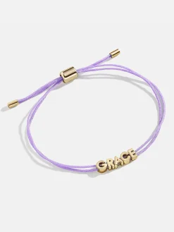 Custom Cord Bracelet - Lavender