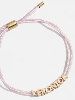 Custom Cord Bracelet - Light Pink