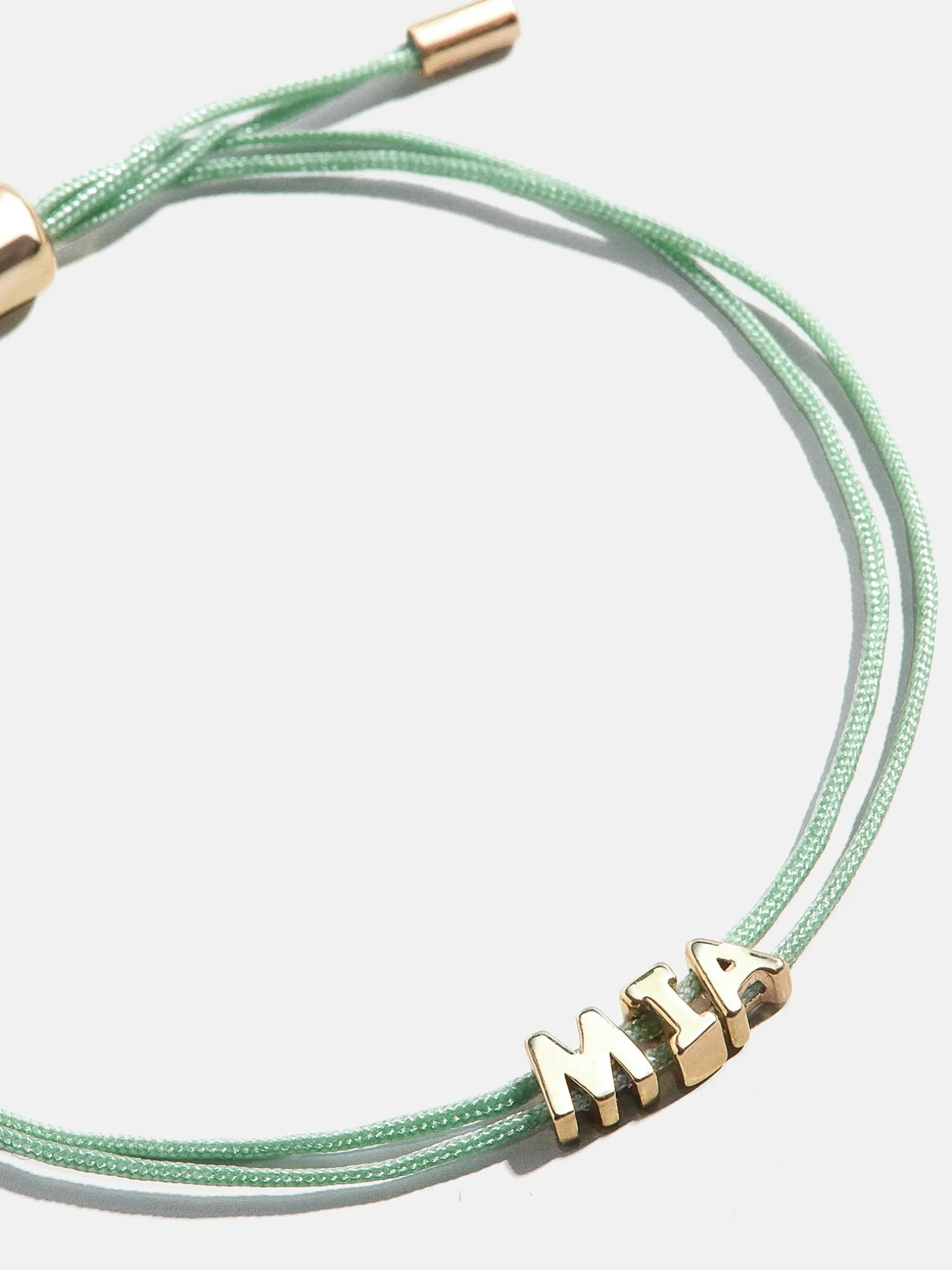 Custom Cord Bracelet - Mint