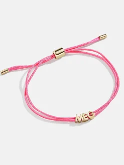 Custom Cord Bracelet - Neon Pink