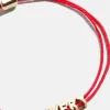 Custom Cord Bracelet - Red