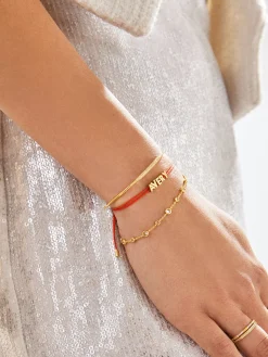 Custom Cord Bracelet - Red
