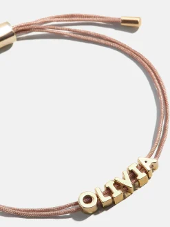 Custom Cord Bracelet - Taupe