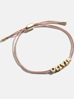 Custom Cord Bracelet - Taupe