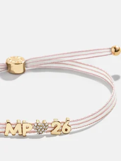 Custom Ribbon Bracelet - Light Pink Ribbon