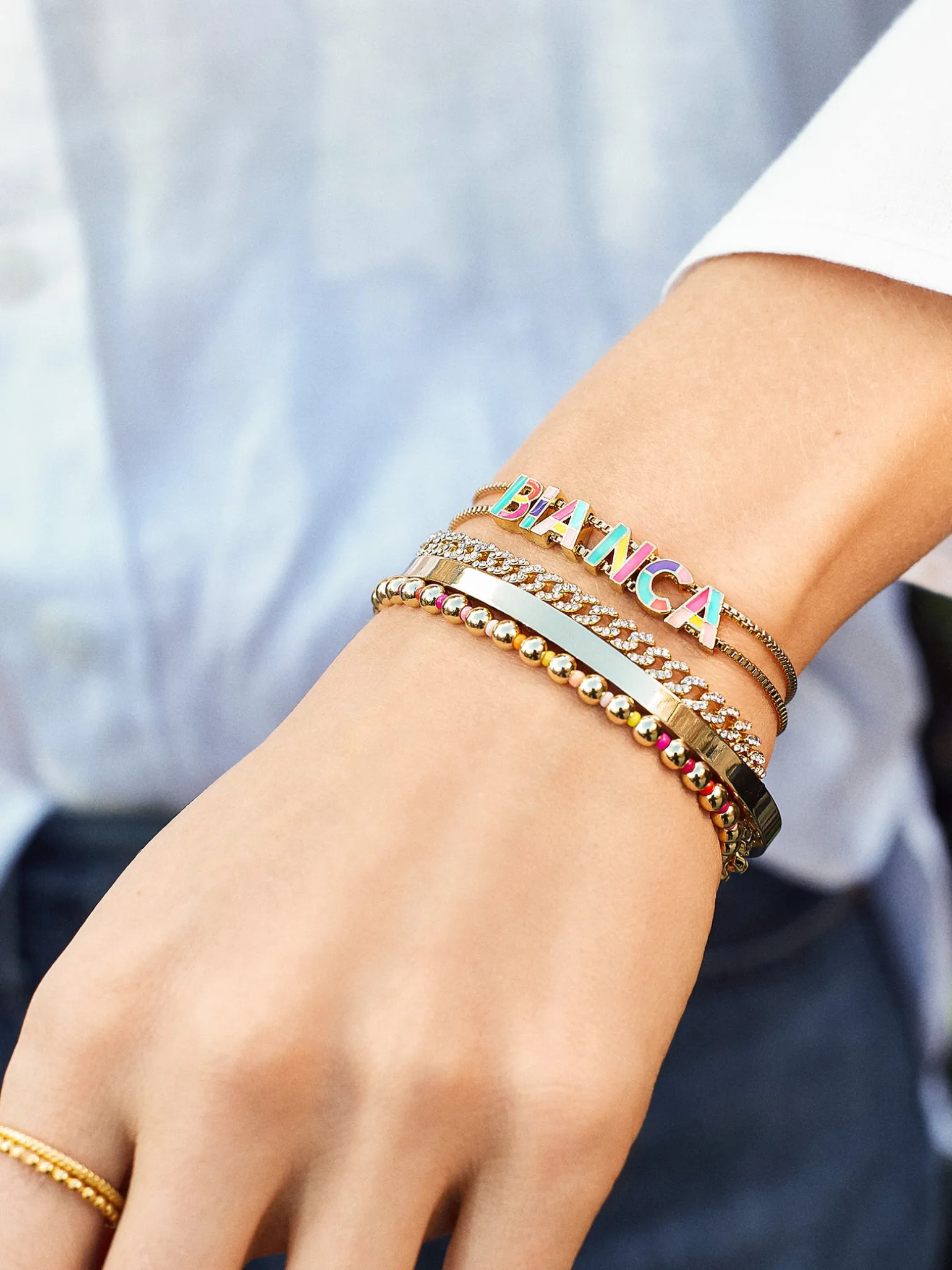Custom Slider Bracelet - Multi