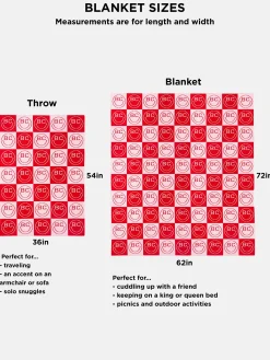 3D Check Custom Blanket - White/Brown