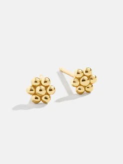 Dahlia 18K Gold Vermeil Earrings - Gold