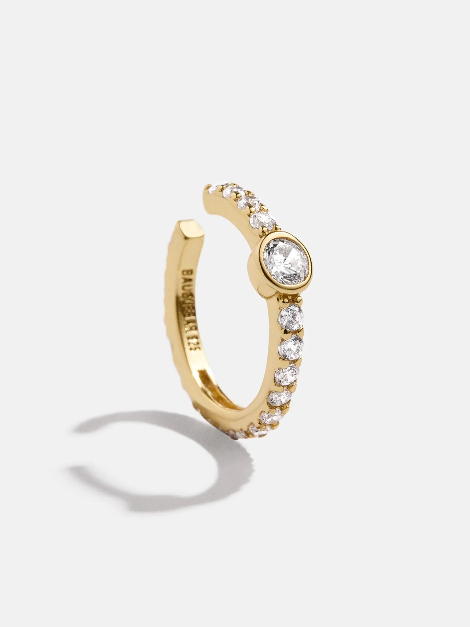 Dani 18K Gold Vermeil Ear Cuff - Gold/Pavé
