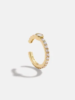 Dani 18K Gold Vermeil Ear Cuff - Gold/Pavé