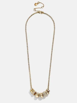 Danica Celestial Charm Necklace - Gold/Pavé