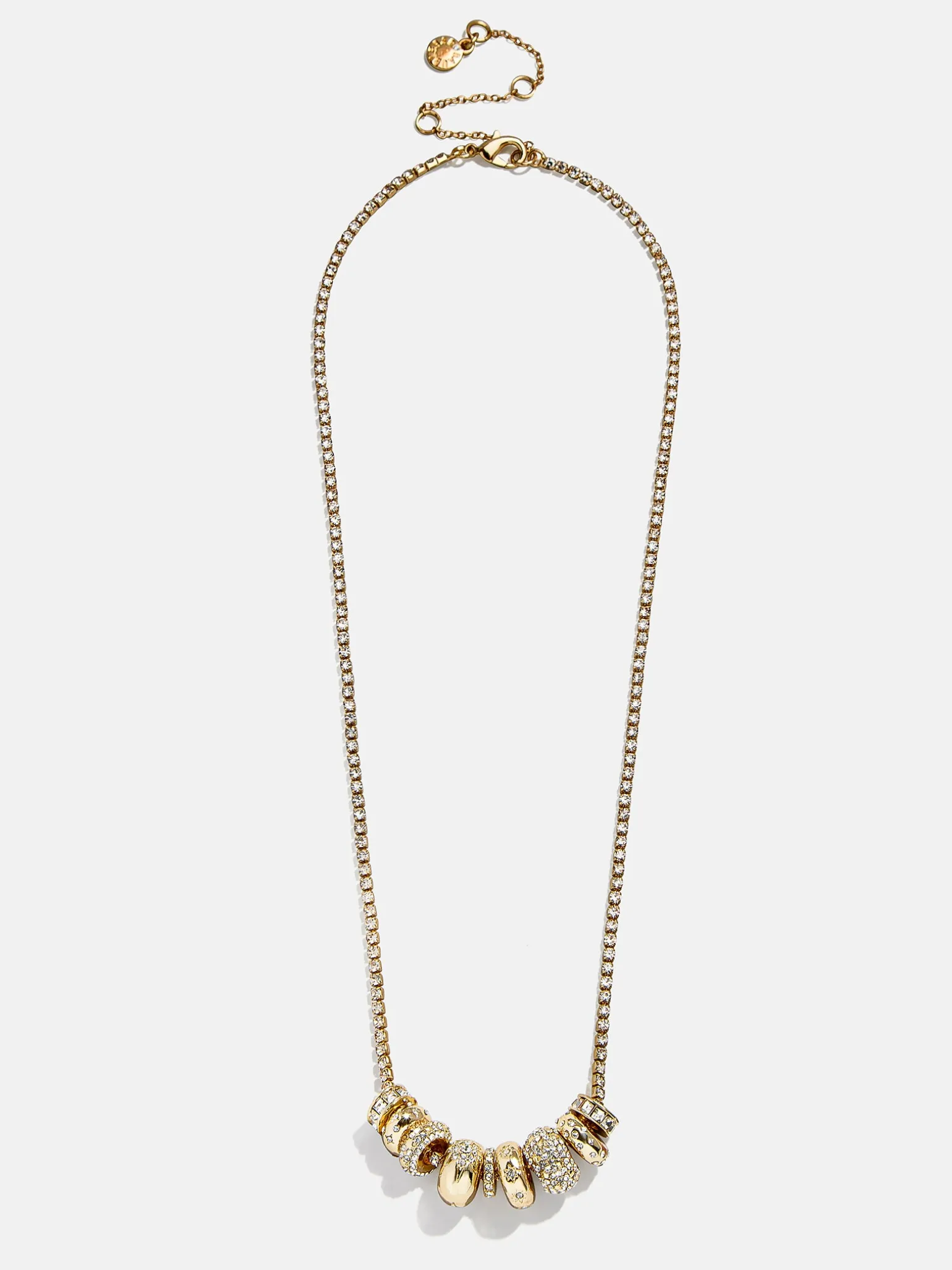 Danica Celestial Charm Necklace - Gold/Pavé
