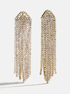 Deirdre Earrings - Gold/Pavé
