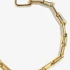 Deja Bracelet - Medium Gold Plated Brass