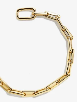 Deja Bracelet - Medium Gold Plated Brass