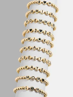 Disc Pisa Custom Bracelet - Black