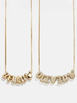 Disney Bubble Letter Custom Necklace