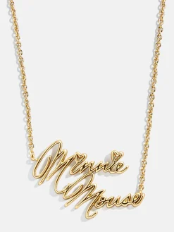 Disney Character Signature Necklace - Minnie Mouse