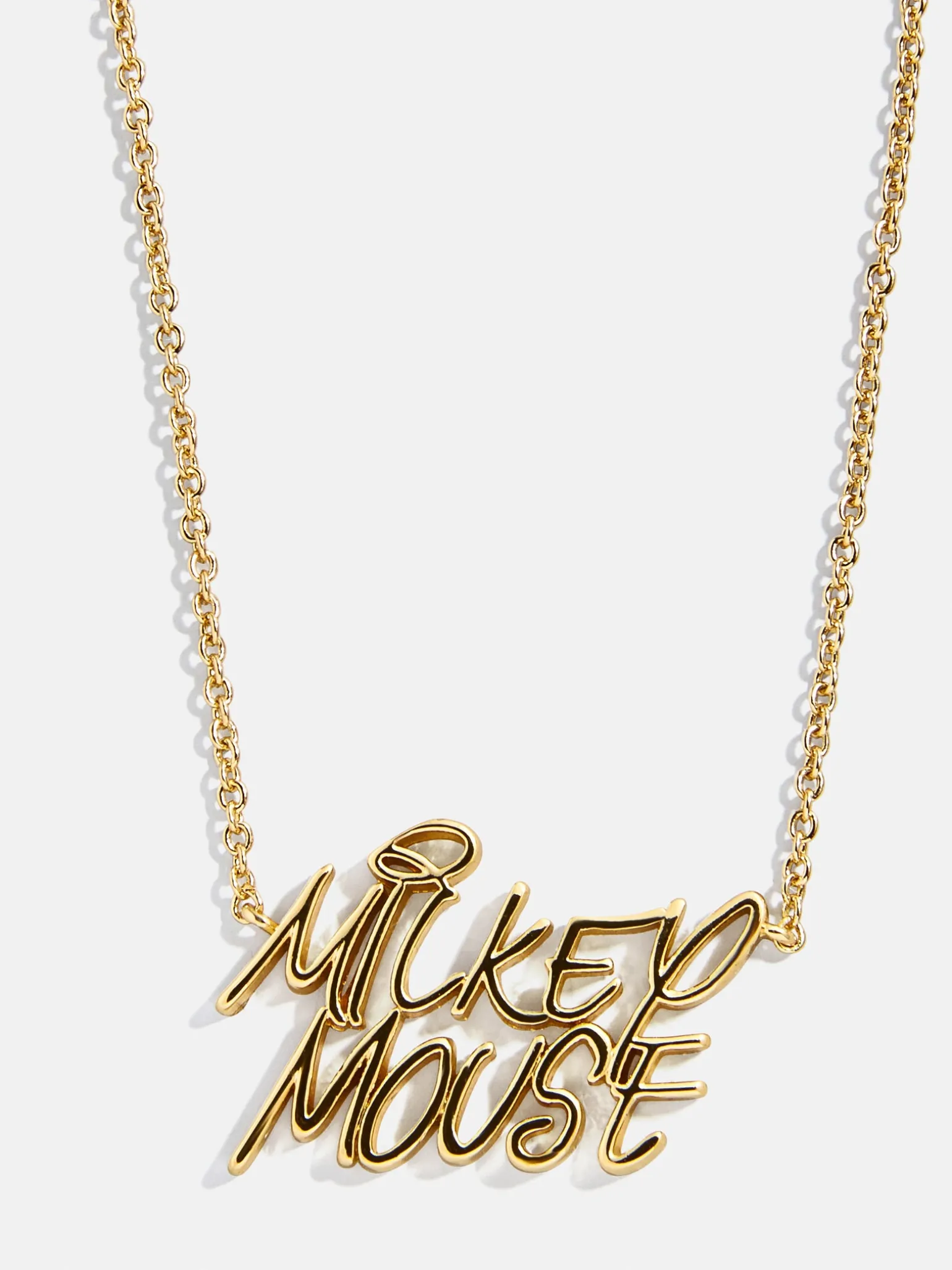 Disney Character Signature Necklace - Mickey Mouse