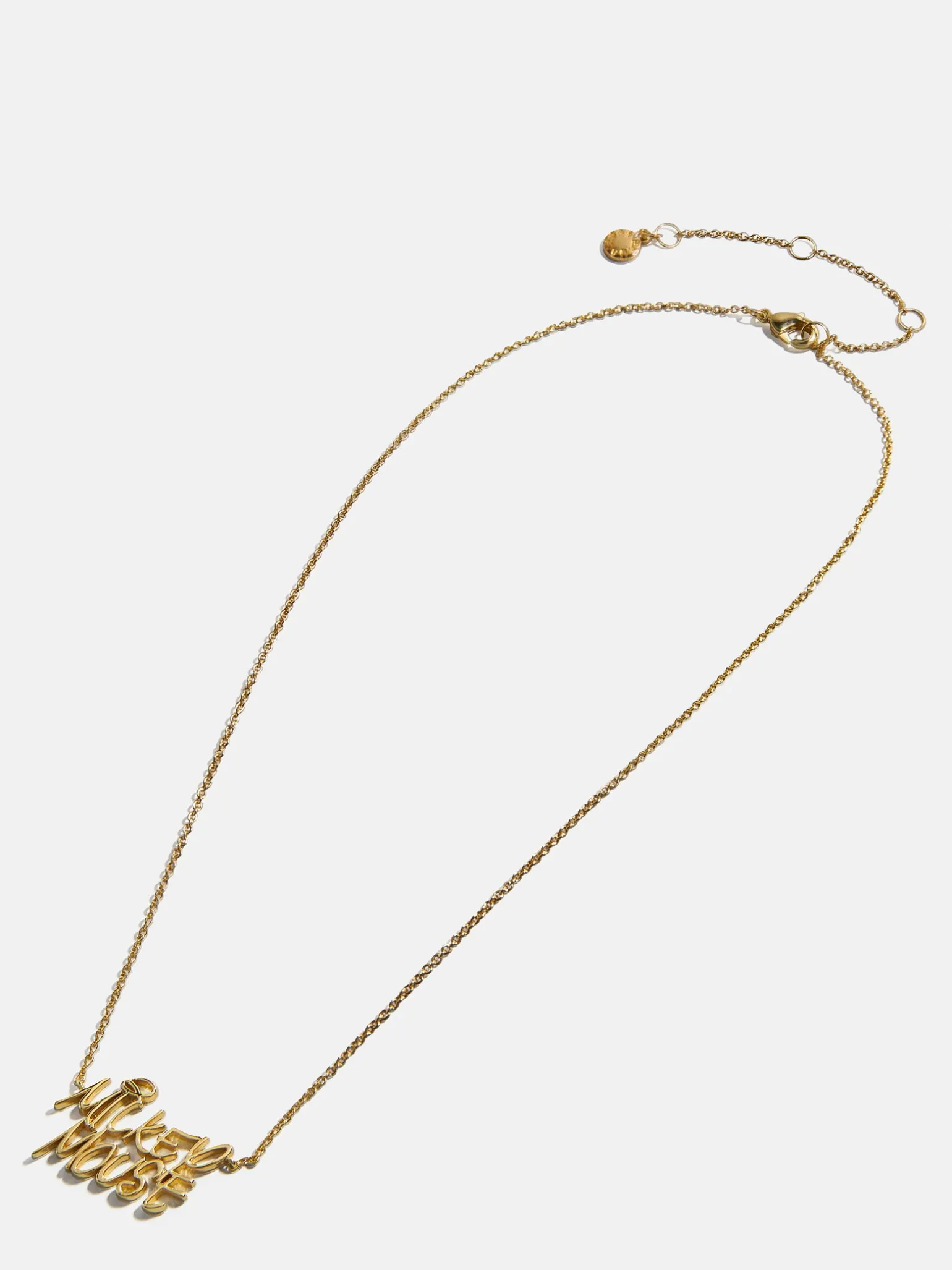 Disney Character Signature Necklace - Mickey Mouse