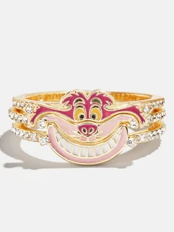 Disney Cheshire Cat Ring Set - Gold/Pink