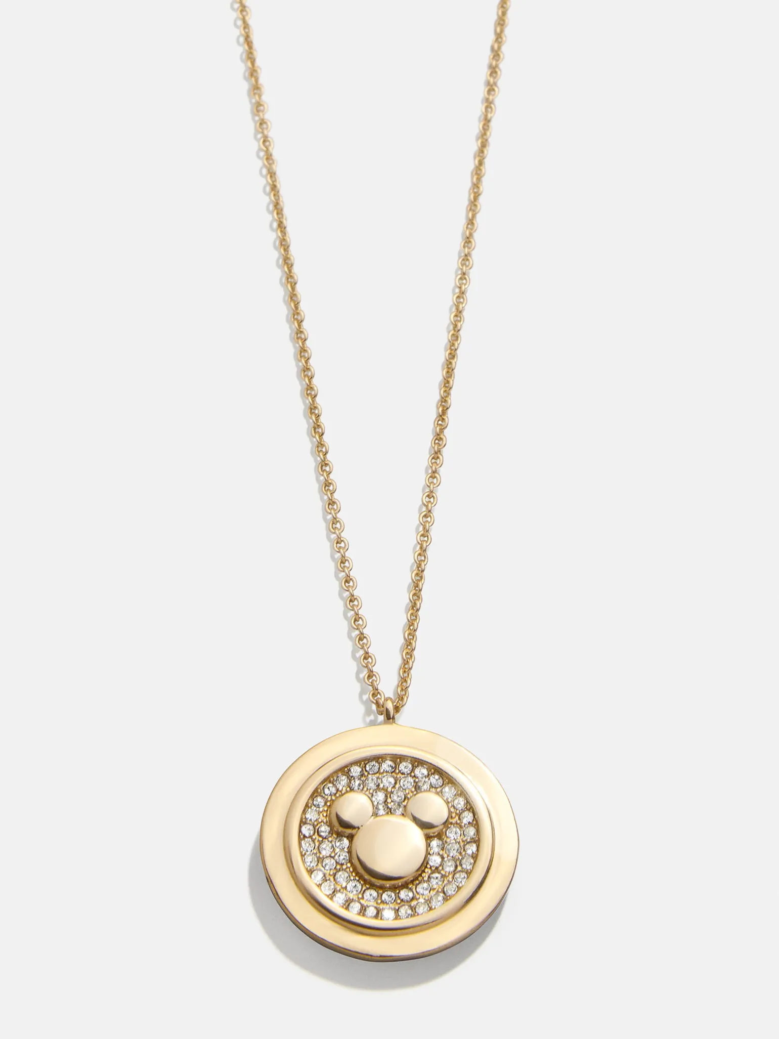 Disney Coin Pendant Necklace - Gold/Black