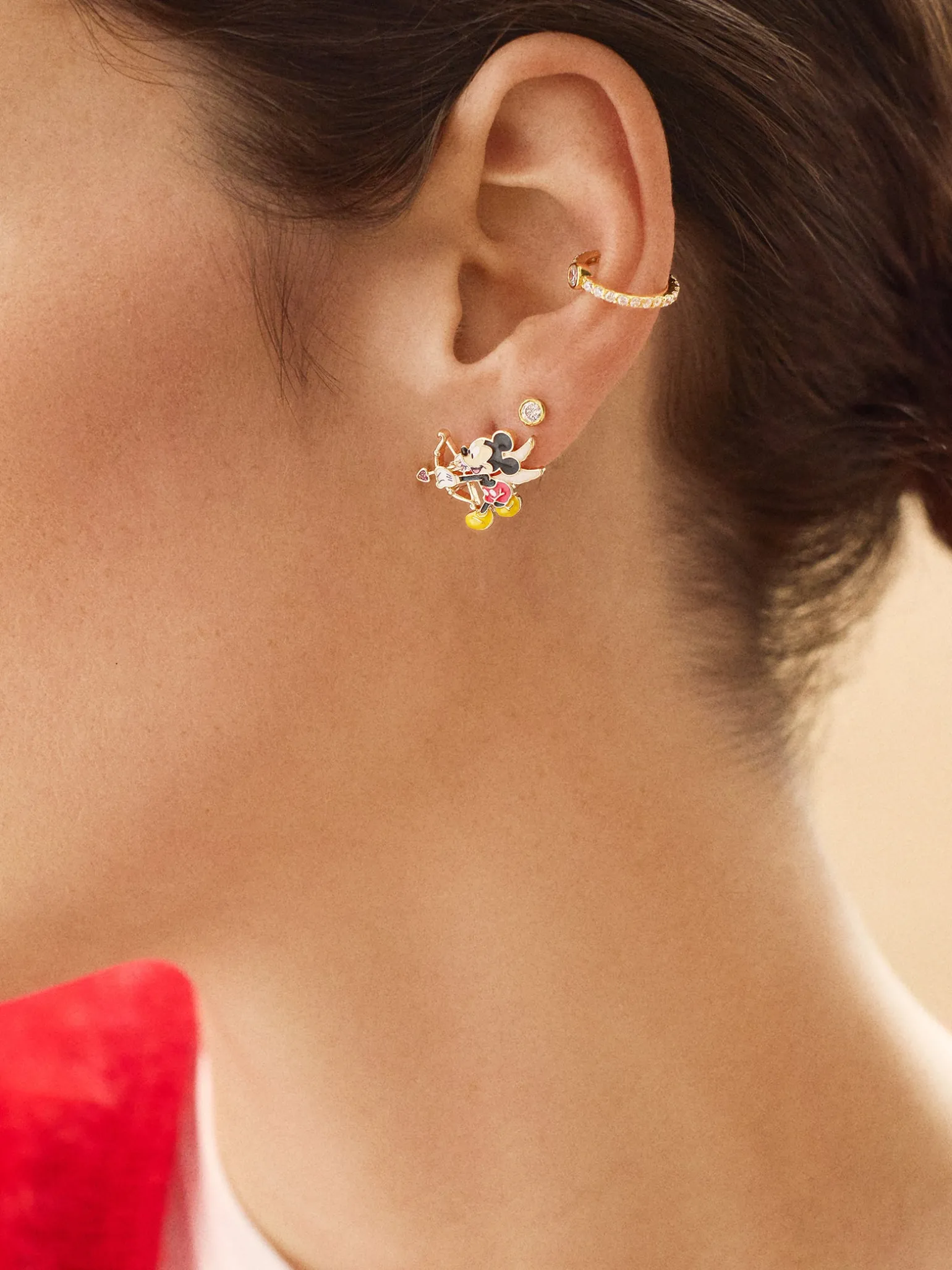Disney Cupid Earrings - Mickey Mouse