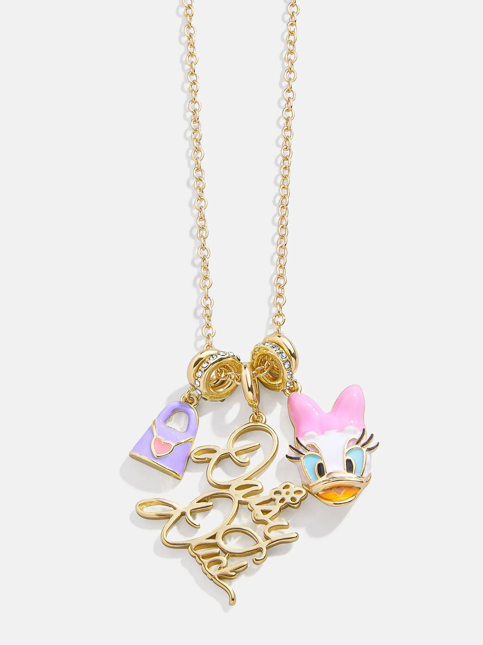 Disney Daisy Duck Cluster Charm Necklace - Daisy Duck