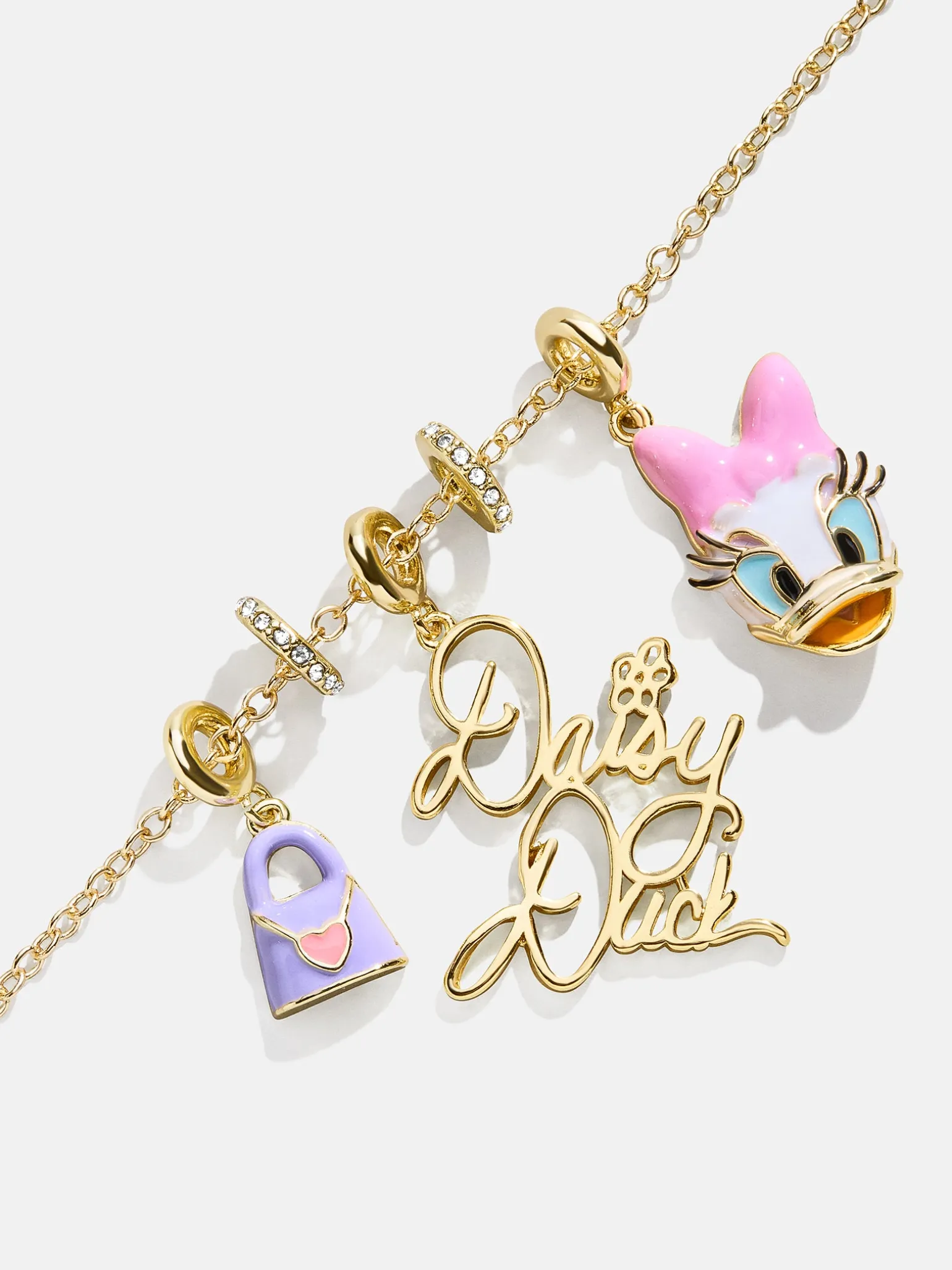 Disney Daisy Duck Cluster Charm Necklace - Daisy Duck