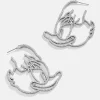 Disney Daisy Duck Silver Outline Earrings - Daisy Duck