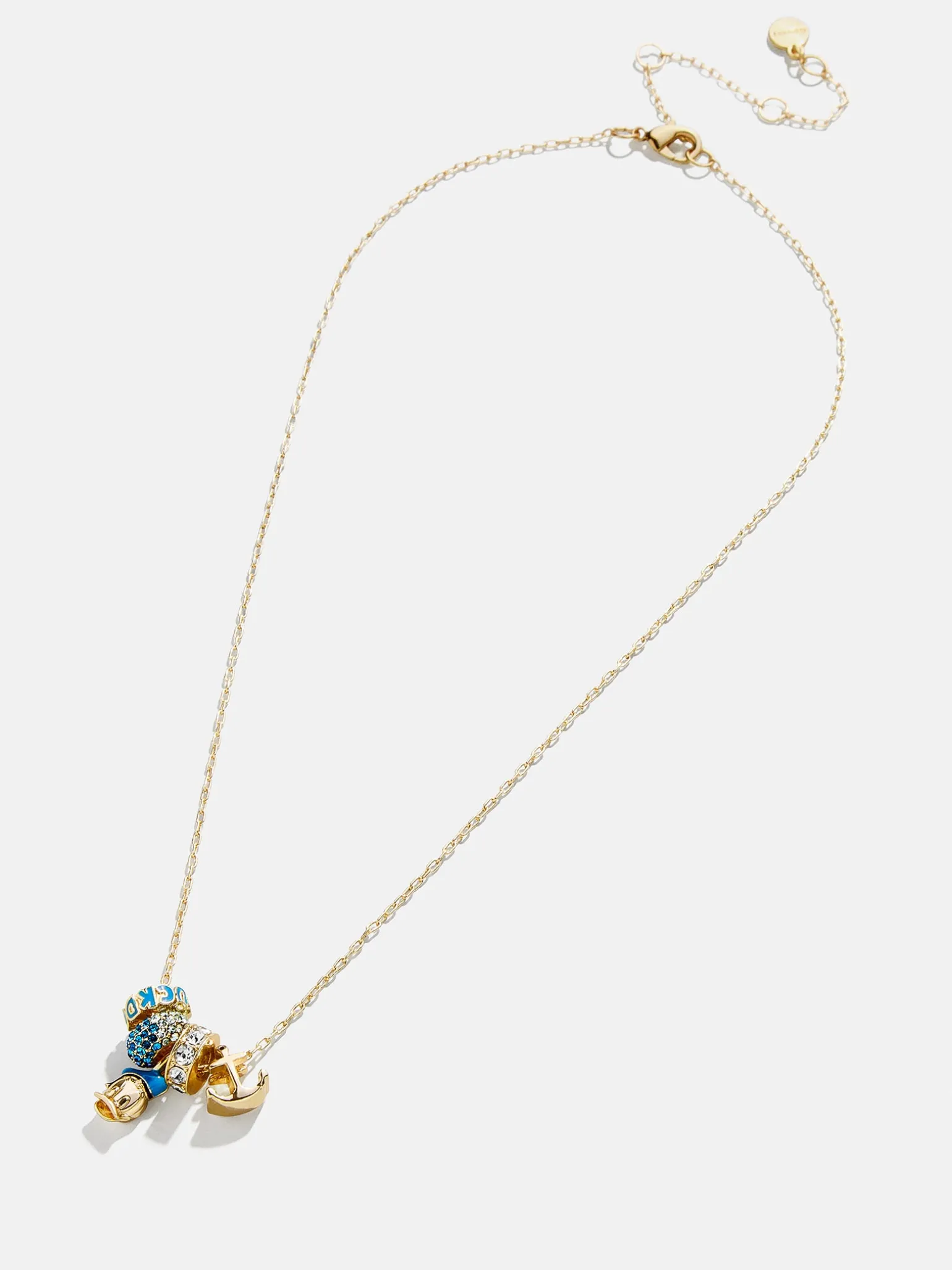 Disney Donald Duck Beaded Charm Necklace - Donald Duck