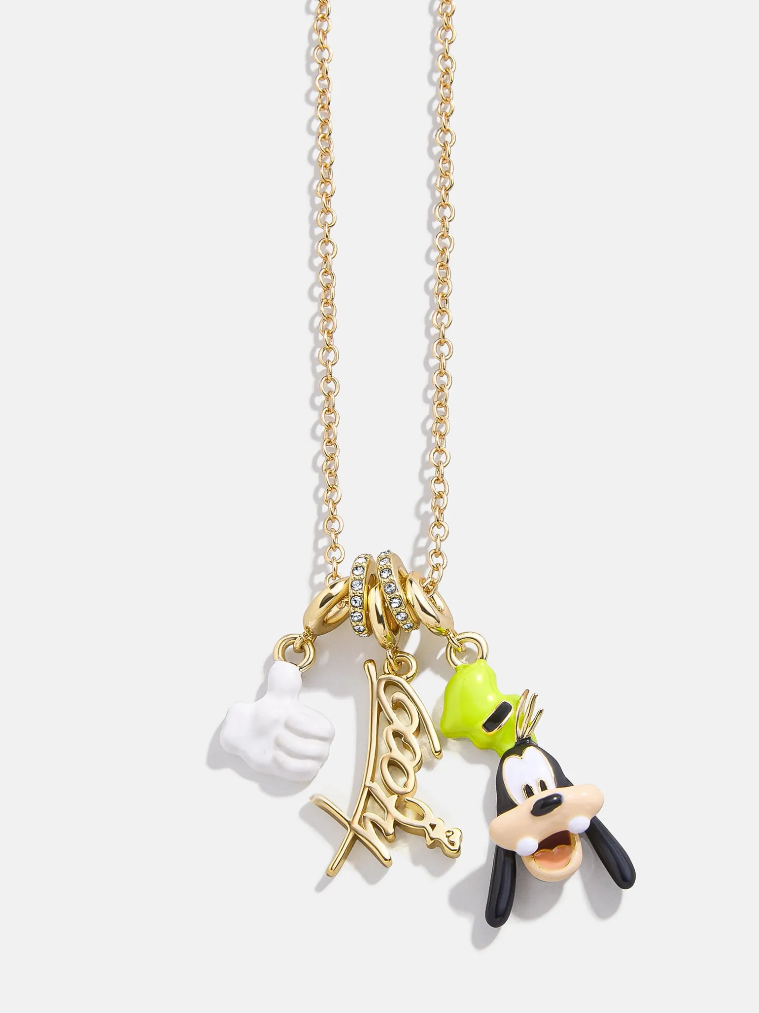 Disney Goofy Cluster Charm Necklace - Goofy