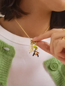 Disney Goofy Cluster Charm Necklace - Goofy