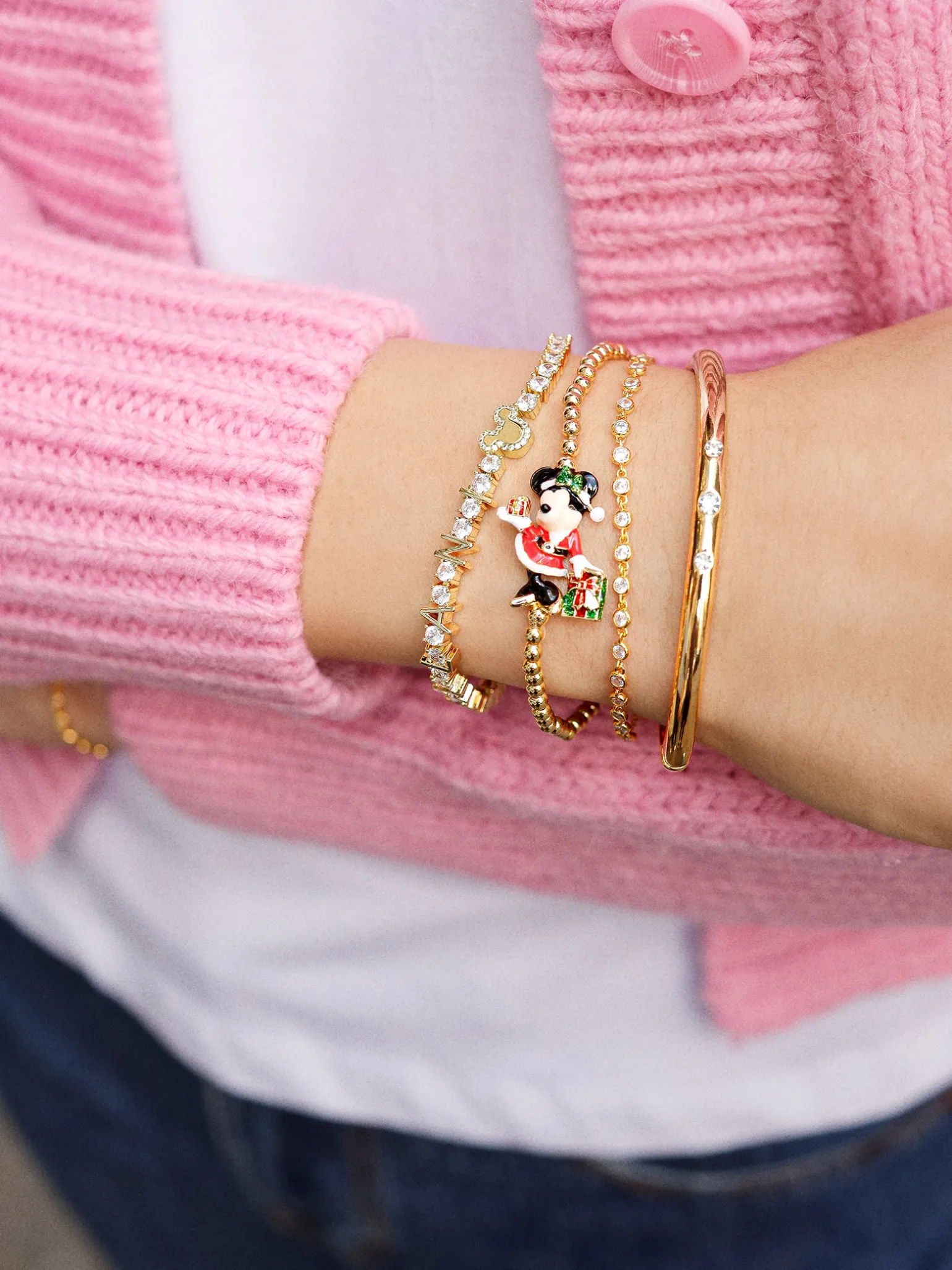 Disney Holiday Character Pisa Bracelet - Minnie Mouse