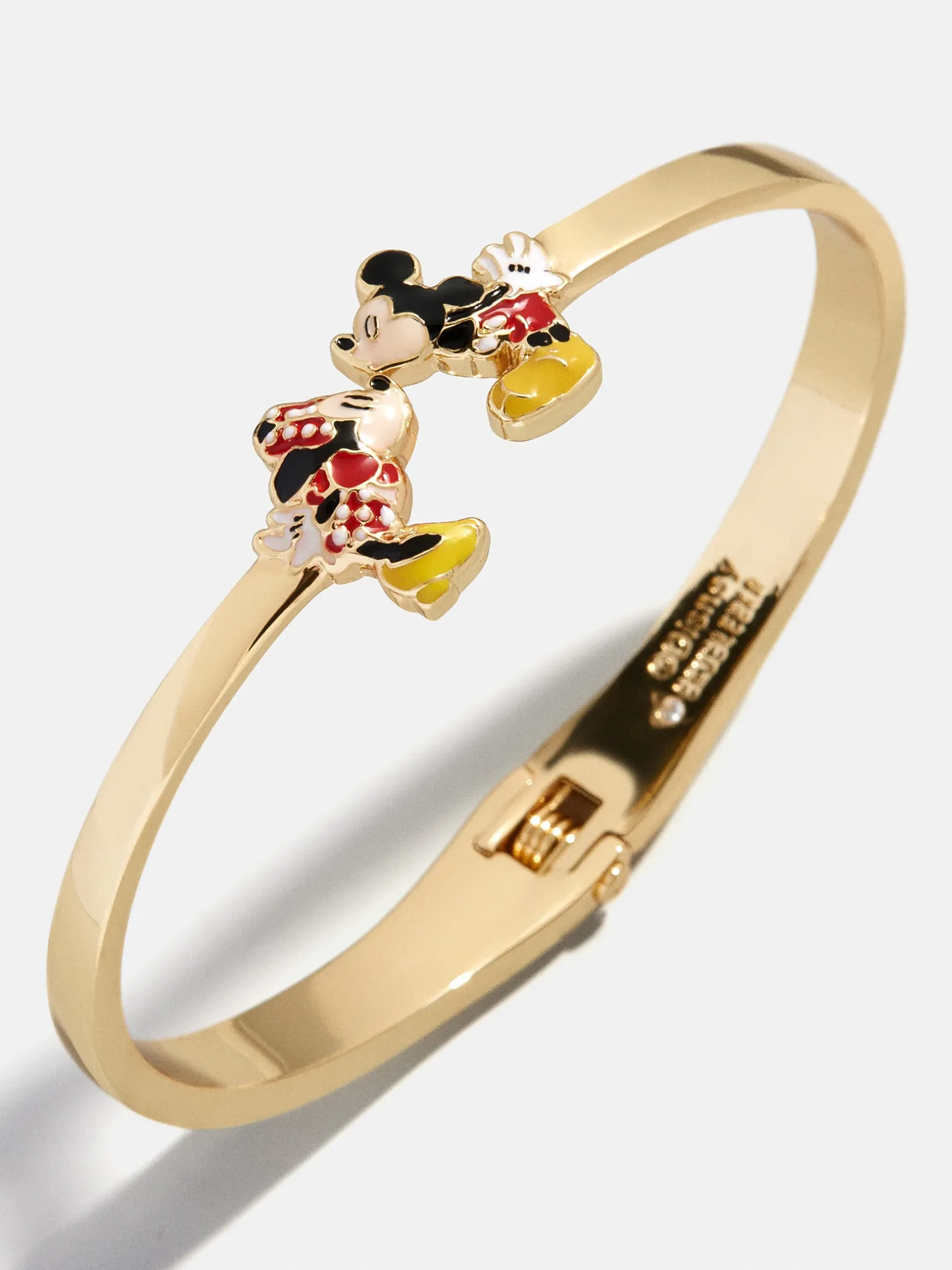 Disney Mickey & Minnie Mouse Kissing Cuff Bracelet - Mickey Mouse & Minnie Mouse
