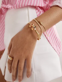 Disney Mickey & Minnie Mouse Kissing Cuff Bracelet - Mickey Mouse & Minnie Mouse