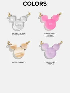 Disney Mickey Mouse Acrylic Custom Necklace - Blonde Marble
