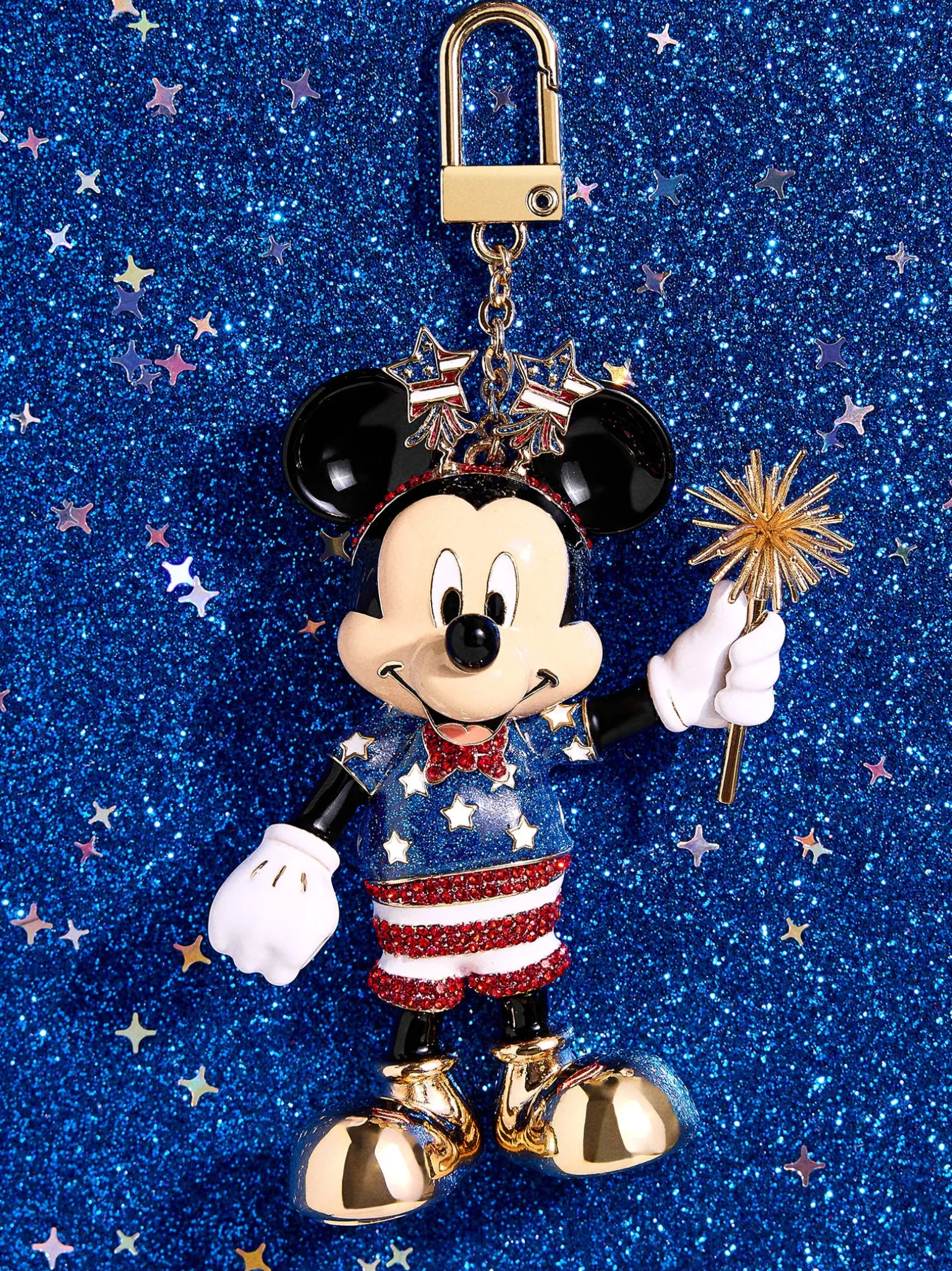 Disney Mickey Mouse Americana Bag Charm - Mickey Mouse