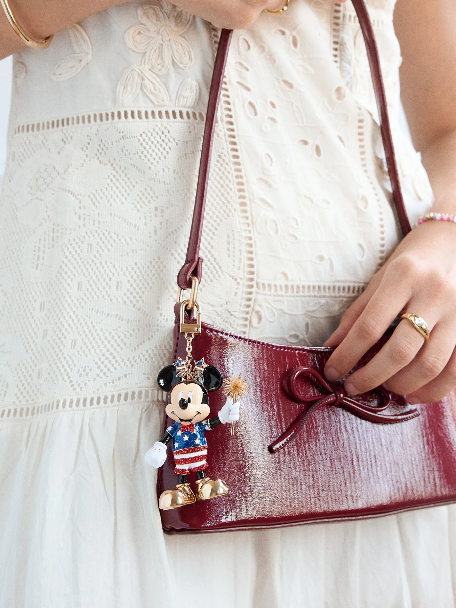 Disney Mickey Mouse Americana Bag Charm - Mickey Mouse