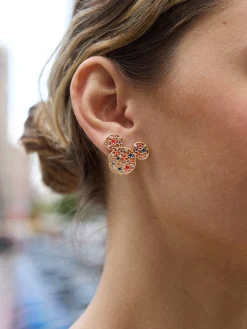 Disney Mickey Mouse Americana Cluster Earrings - Red, White, & Blue
